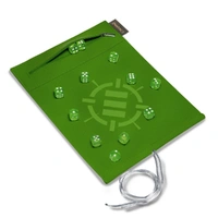 ENHANCE Tabletop Roll on a Scroll 6-sided Dice and Rolling Mat - Green
