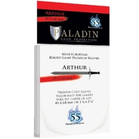 Paladin Clear Sleeves - Arthur (45mm X 68mm) (55 Sleeves Per Pack)