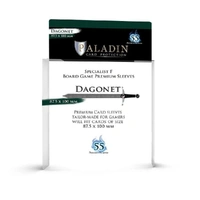 Paladin Clear Sleeves - Dagonet (87.5mm X 100mm) (55 Sleeves Per Pack)