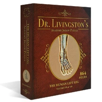 Dr. Livingston's Anatomy Jigsaw Puzzle: The Human Left Leg