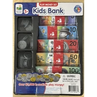 Kids Bank Play Money Set