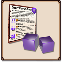 Dungeon Drop - Shiny Purple Cubes