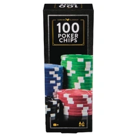 Classic 100-piece 11.5gm Poker Chips - New Version