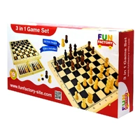 3 In 1 Chess Checkers Backgammon