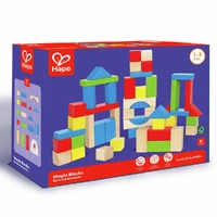 Hape - Toddler Toys: Maple Blocks