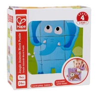 Hape - Puzzles: Jungle Animal Block Puzzle