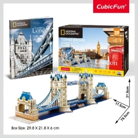 3D Puzzles: National Geographic London – Tower Bridge 120pc
