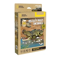 Cubic Fun - 3D Puzzle - Really Wild Animals Crocodile