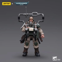 Warhammer Collectibles: 1/18 Scale Astra Militarum Cadian Command Squad Veteran with Master Vox