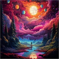 Trippy Puzzles - 300 Pce Wood Jigsaw Cosmic Canvas