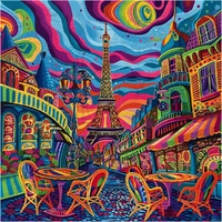 Trippy Puzzles - 300 Pce Wood Jigsawparisian Prism