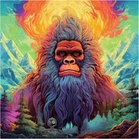 Trippy Puzzles - 300 Pce Wood Jigsaw Yeti Yonder