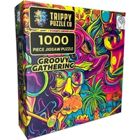 Trippy Puzzles - 1000 Piece Jigsaw Groovy Gathering
