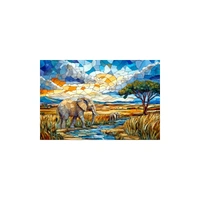 Trippy Puzzles - 300 Pce Stained Glass Wood Jigsaw Noble Nomads