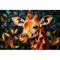 Trippy Puzzles - 300 Pce Wood Jigsaw Gentle Giraffe