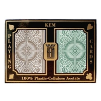 Kem Arrow Green/Brown Narrow Standard Playing Cards
