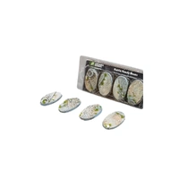 Gamers Grass - Battle Ready Bases - Urban Warfare - Oval 75mm (x3)