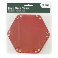 LPG Essentials Hex Dice Tray 6" Red