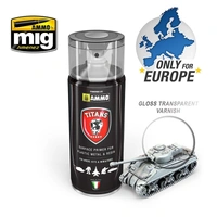 Ammo by MIG - Titans Hobby - Aerosol Spray - Gloss Transparent Vanish 400ml