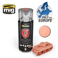Ammo by MIG - Titans Hobby - Aerosol Spray - Flesh Tone Matt Primer 400ml