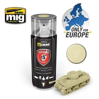 Ammo by MIG - Titans Hobby - Aerosol Spray - Bone White Matt Primer 400ml