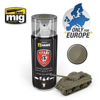 Ammo by MIG - Titans Hobby - Aerosol Spray - U.S. Olive Drab Matt Primer 400ml