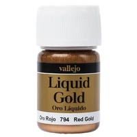 Vallejo Model Colour - Metallic Liquid Red Gold (Alcohol Base) 35 ml Old Formulation