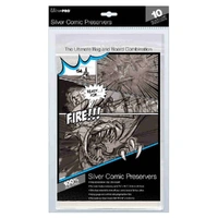 Ultra Pro: UP15279 Silver Comic Preserver 7-1/4" X 10-1/2" - 10ct