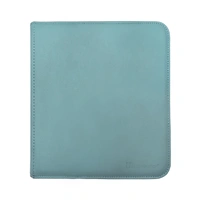 Ultra Pro: UP15744 Vivid 12-Pocket Zippered PRO-Binder: Light Blue