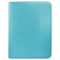 Ultra Pro: UP15904 Vivid 9-Pocket Zippered PRO-Binder: Light Blue