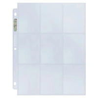 Ultra Pro: UP83645 Ultra PRO Silver Series 9-Pocket Pages (25 ct retail pack)