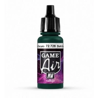 Vallejo Game Air - Dark Green 17 ml Old Formulation
