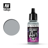 Vallejo Game Air - Silver 17 ml Old Formulation
