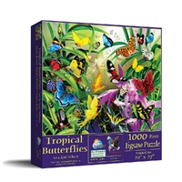 Puzzle - Sunsout - Tropical Butterflies 1000Pc