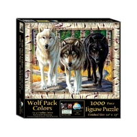 Puzzle - Sunsout - Wolf Pack Colours 1000Pc