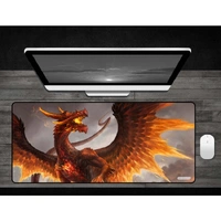 GamerMats: Red Crystal Dragon - Deskmat