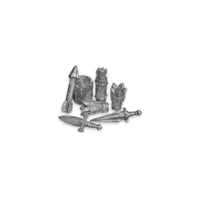 PolyHero Dice - Ranger 8 Dice Set Silverwing