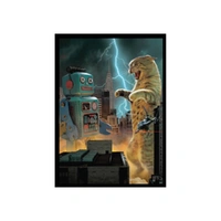 Ultra Pro: LE16946 Movie Cats: Catzilla - Doublematte White Core Sleeves (MAT161)