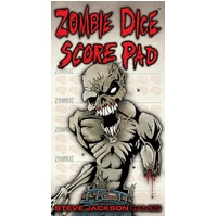 Zombie Dice Score Pad