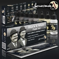 Scale 75 - Scalecolor - Black and White Paint Set