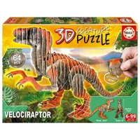 Puzzle - 3D - Creature - Velociraptor