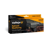 Vallejo - Model Colour - Railroad Weathering By Chema Cabrero Effects 8 Colour Set