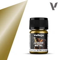Vallejo Model Colour - Metallic Liquid Green Gold (Alcohol Base) 35 ml Old Formulation