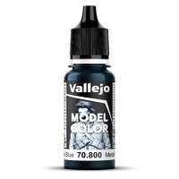 Vallejo Model Colour - Metallic Metal Blue 17 ml Old Formulation
