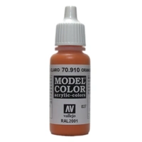 Vallejo Model Colour - Orange Red 17 ml Old Formulation