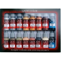 Vallejo Game Colour - Leather & Metal 16 Colour Set