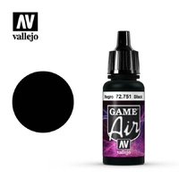 Vallejo Game Air - Black 17 ml Old Formulation