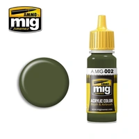 Ammo by MIG - Acrylic Color - Ral 6003 Olivgrün Opt. 2 17ml
