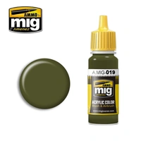 Ammo by MIG - Acrylic Color - 4Bo Russian Green 17ml