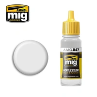 Ammo by MIG - Acrylic Color - Satin White 17ml